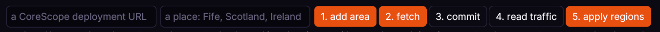 The Import panel's numbered steps
