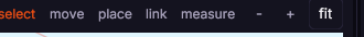 The map toolbar